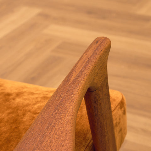 Swedish armchair in teak by Bröderna Andersson, Ekenässjön