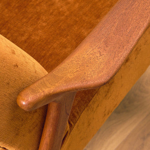 Swedish armchair in teak by Bröderna Andersson, Ekenässjön