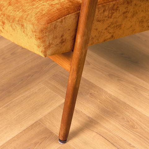 Swedish armchair in teak by Bröderna Andersson, Ekenässjön