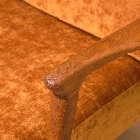 Swedish armchair in teak by Bröderna Andersson, Ekenässjön