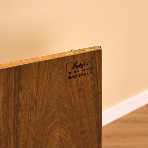 Swedish sideboard in walnut by Bertil Fridhagen for Bodafors, model 'Fasett'