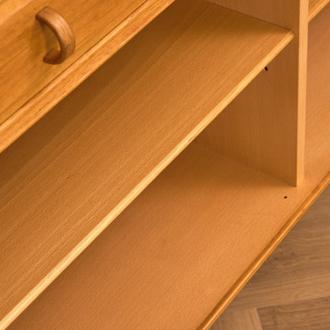 Swedish sideboard in walnut by Bertil Fridhagen for Bodafors, model 'Fasett'