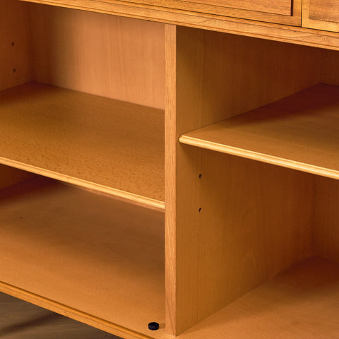 Swedish sideboard in walnut by Bertil Fridhagen for Bodafors, model 'Fasett'