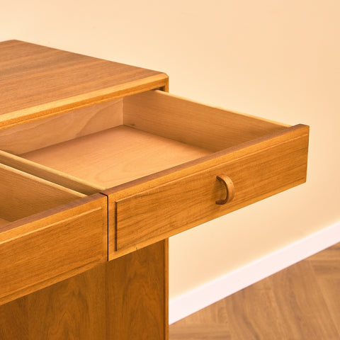Swedish sideboard in walnut by Bertil Fridhagen for Bodafors, model 'Fasett'