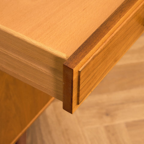Swedish sideboard in walnut by Bertil Fridhagen for Bodafors, model 'Fasett'