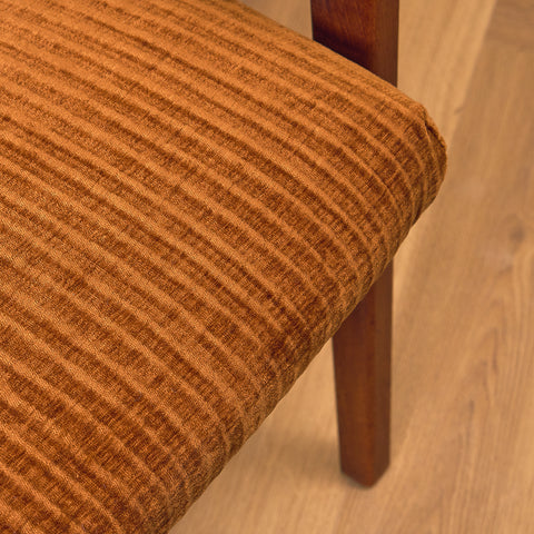 Svensk fåtölj och pall i teak av Kock Möbler AB, Malmö