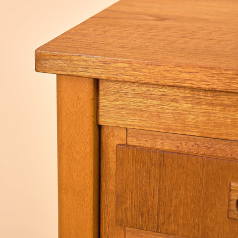 Swedish writing desk in teak and beech