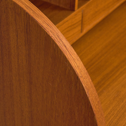 Swedish secretary with pull-out in teak by Egon Ostergaard for SMI