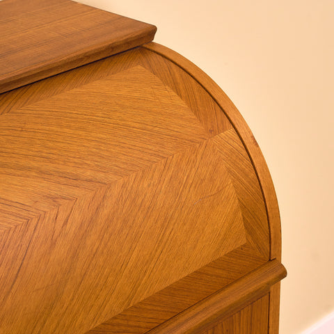 Swedish secretary with pull-out in teak by Egon Ostergaard for SMI