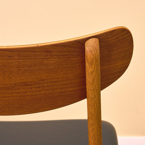 Danska matstolar i teak och ek