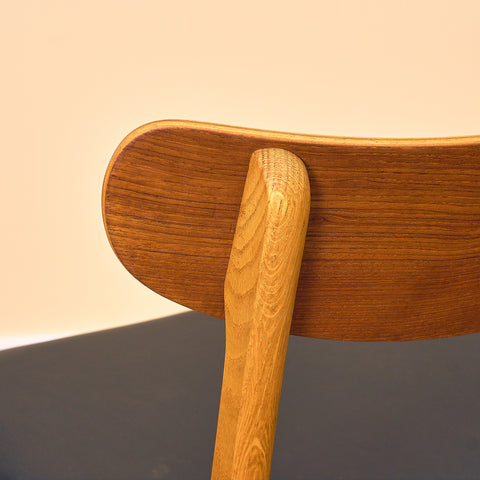 Danska matstolar i teak och ek