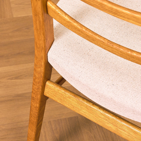 Swedish dining chairs in oak
