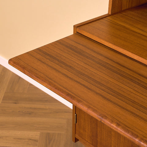 Swedish bookshelf in teak