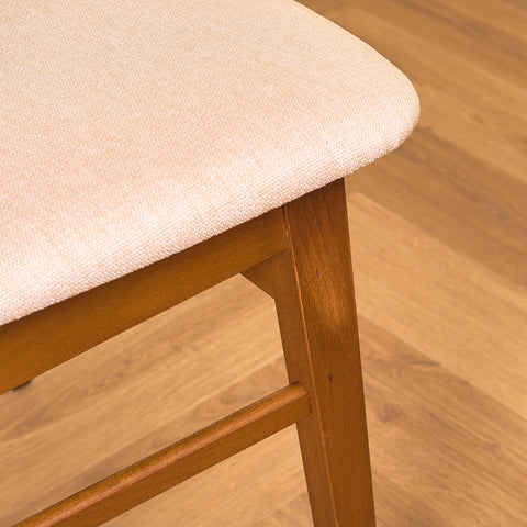 Danska matstolar i teak och bok från Findahl Møbelfabrik, modell 'Møsbol'