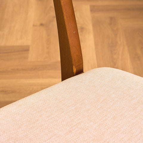 Danska matstolar i teak och bok från Findahl Møbelfabrik, modell 'Møsbol'