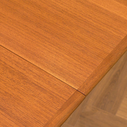 Danish round dining table in teak