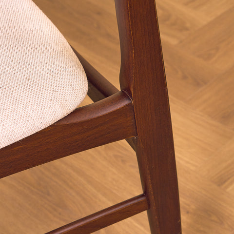 Danska matstolar i teak och bok