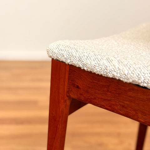 Set of 4 dining chairs in teak by B. Rasmussen for Thorso Mobelfabrik, 1950s-60s, Denmark