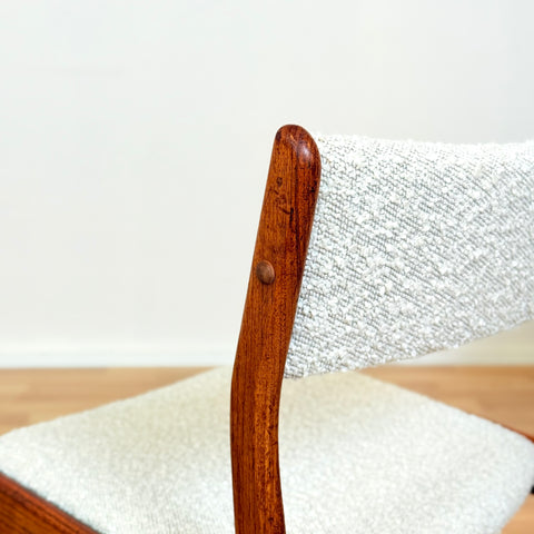 Danish set of 6 dining chairs in teak by Uldum Møbelfabrik