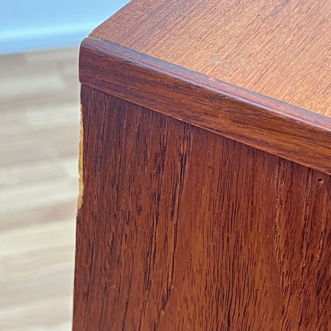 Si Bomi Møbler, Danish mid-century chest of drawers with 6 drawers in teak, 1960s