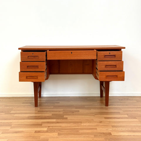 Writing desk in teak, 1950s-60s, Denmark - Beyo Vintage