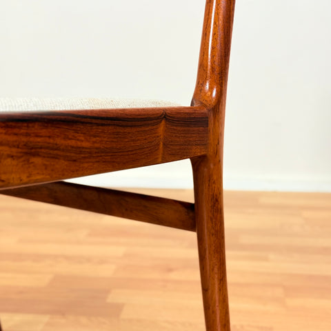 Danish dining chairs in Santos rosewood by Kai Lyngfeldt Larsen
