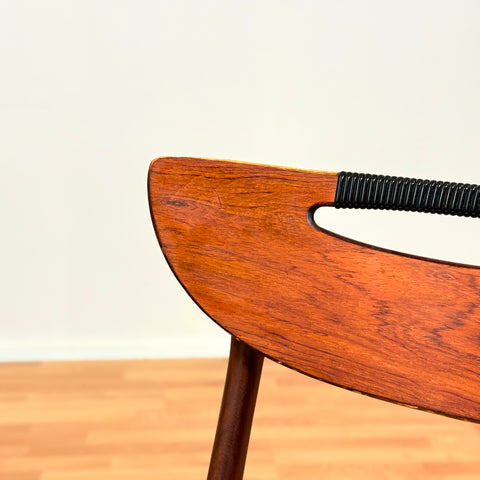 Danish dining chairs in Santos rosewood & teak