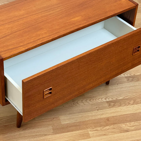 Sideboard/Hall bench in teak, Denmark, 1950s-60s.