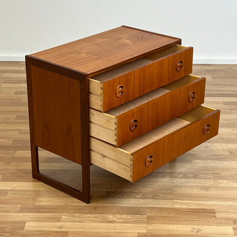 Chest of drawers, in teak by Arne Wahl Iversen, Ikea