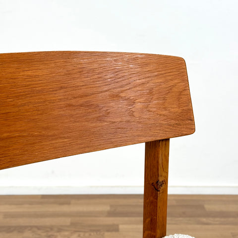 Set of 6 chairs made of teak & beech, 1950s-60s, Denmark - Beyo Vintage