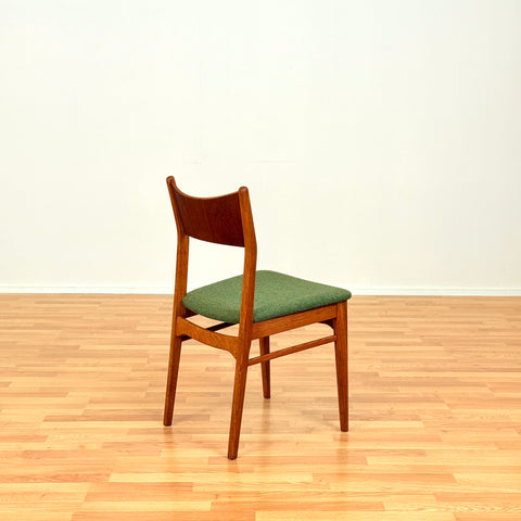 Swedish set of 6 dining chairs "Ole" in teak & oak by IKEA