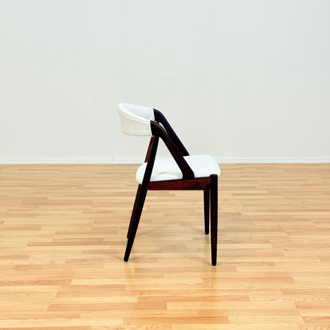 Danish set of 6 dining chairs model 31 in Santos rosewood by Kai Kristiansen