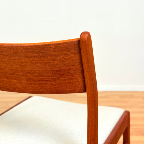 Danish pair of dining chairs in teak by Funder-Schmidt & Madsen