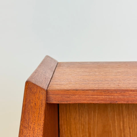 Mid Century Danish Teak Secretaire/ Make-Up Chest of Drawers, 1960s