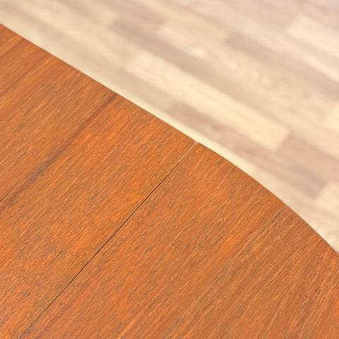 Swedish small round dining table in teak