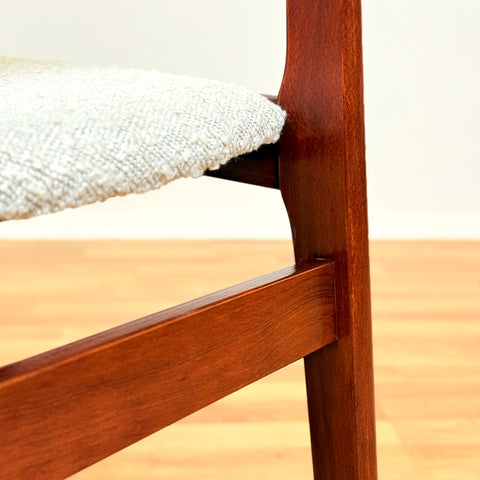 Danish dining chairs in stained beech