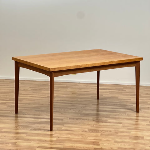 Dining table, oak, 1970s, Denmark.