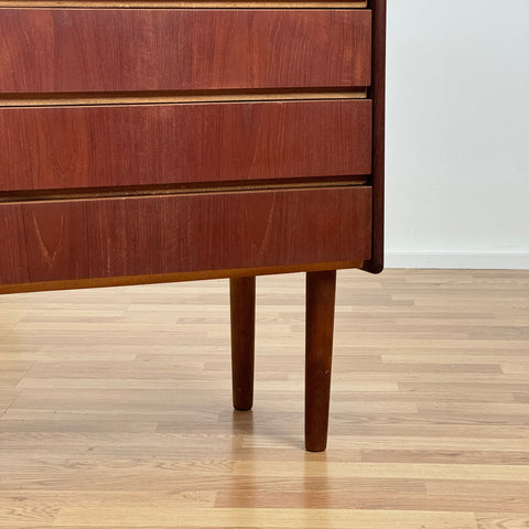 Vintage Danish Teak Chest of Drawers, 1950-60s