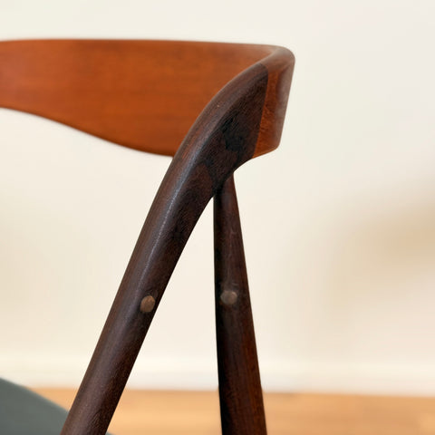 Set of 4 dining chairs in teak by Johannes Andersen for Uldum, 1950s-60s, Denmark