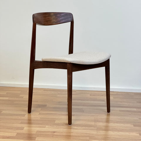 Set of 4 dining chairs in mahogany