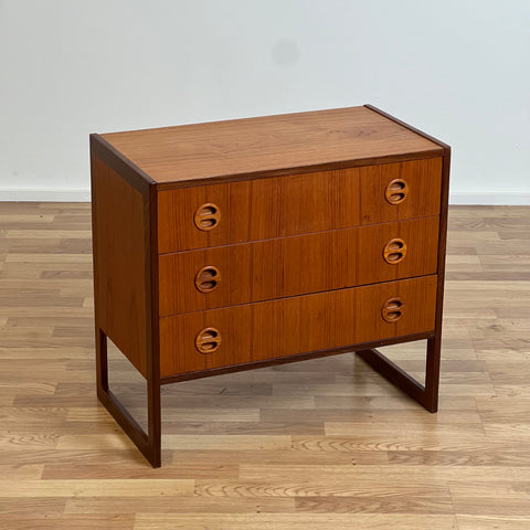 Chest of drawers, in teak by Arne Wahl Iversen, Ikea