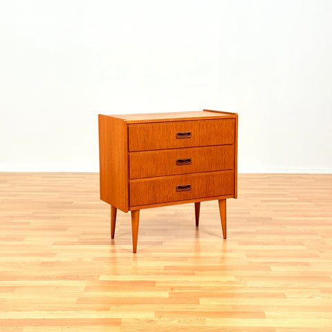 Swedish chest of drawers in teak & beech