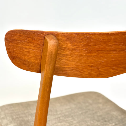 Set of 6 chairs made of teak and beech by Findahl möbelfabrik, 1950s-60s, Denmark - Beyo Vintage