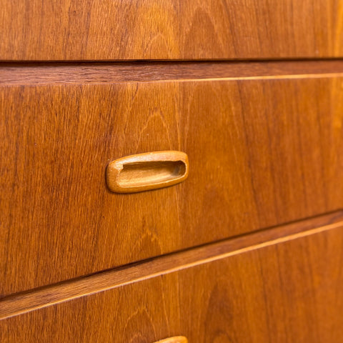 Chest of 3 drawers in teak, 1950s-60s, Sweden - Beyo Vintage