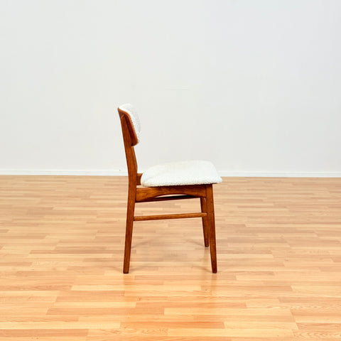 Danish dining chairs in oak & teak