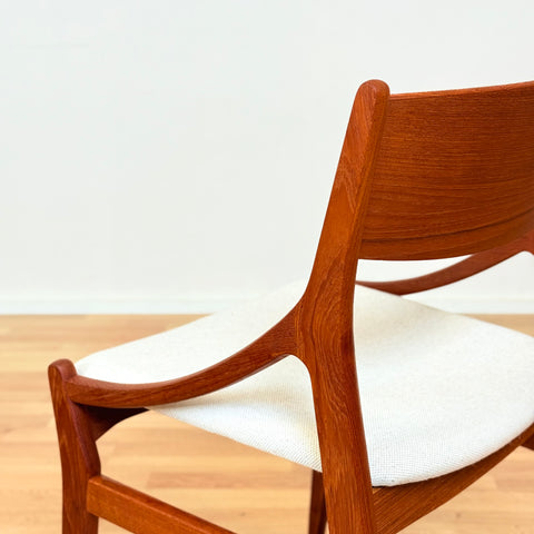 Danish dining chairs in teak by Vestervig Eriksen for Brdr. Tromborg, model 'BT21'