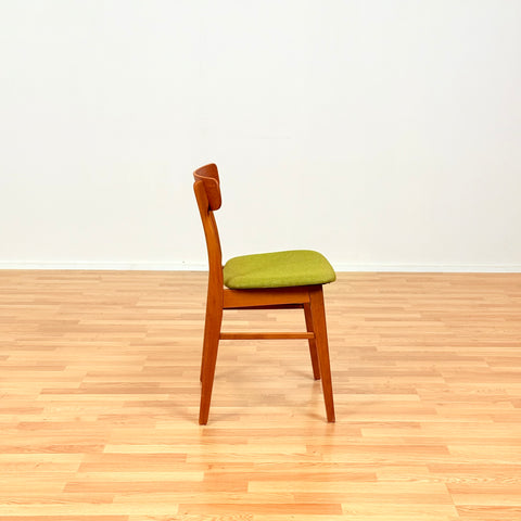 Danish dining chairs in teak & beech by Findahl