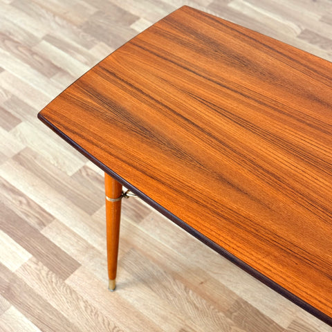 Swedish coffee table in teak & beech