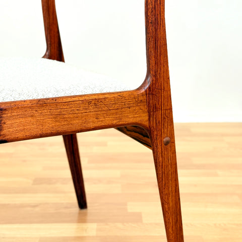 Danish set of 6 dining chairs in teak by Uldum Møbelfabrik