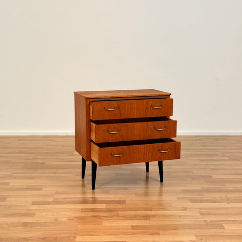 Chest of drawers in teak, 1950s-60s, Denmark